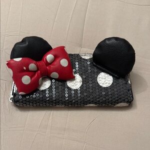 Disney Loungefly Black and Red Minnie Mouse wallet